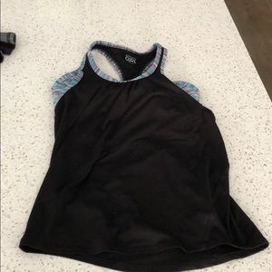 Athleta girls tank with built in bra size 8-10